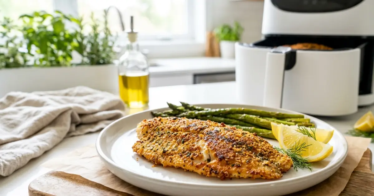 Air Fryer Tilapia Recipe (Crispy, Healthy & Easy)