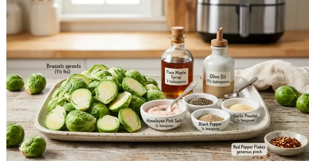 Ingredients You'll Need to Make Air-Fryer Brussels Sprouts