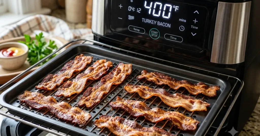 Air fryer turkey bacon recipe