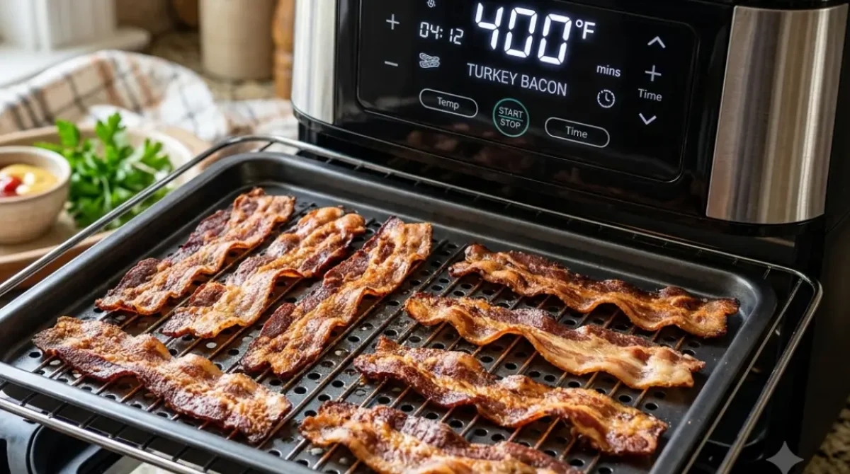 Air fryer turkey bacon recipe